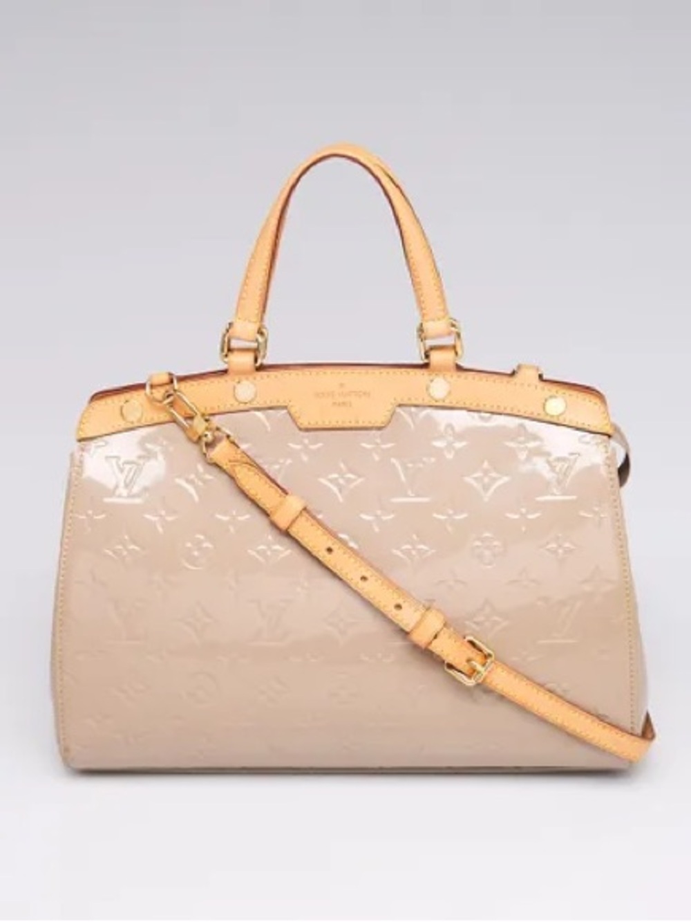 Louis Vuitton Monogram Vernis Brea MM Bag | Glossy Patent Leather
